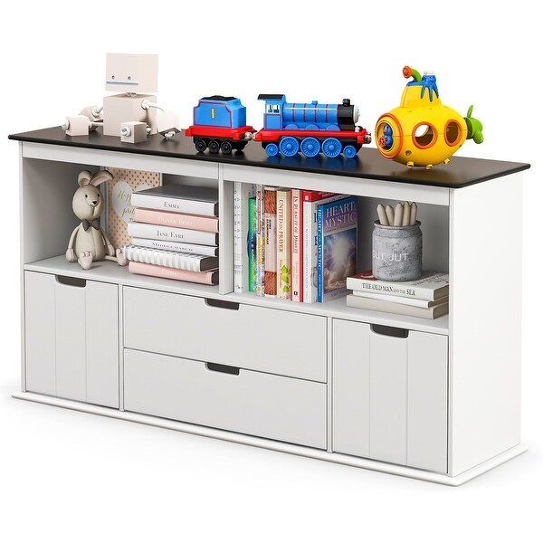 Tv stand with toy storage underneath sale