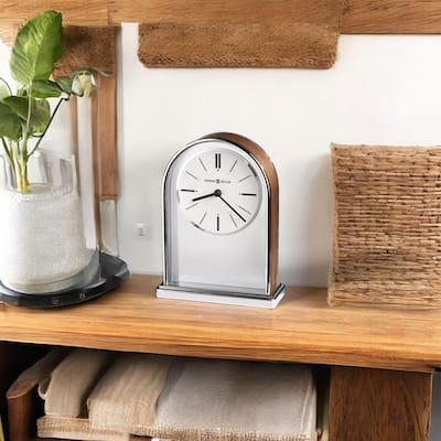 Howard Miller Milan Modern Sleek Chic Table Clock