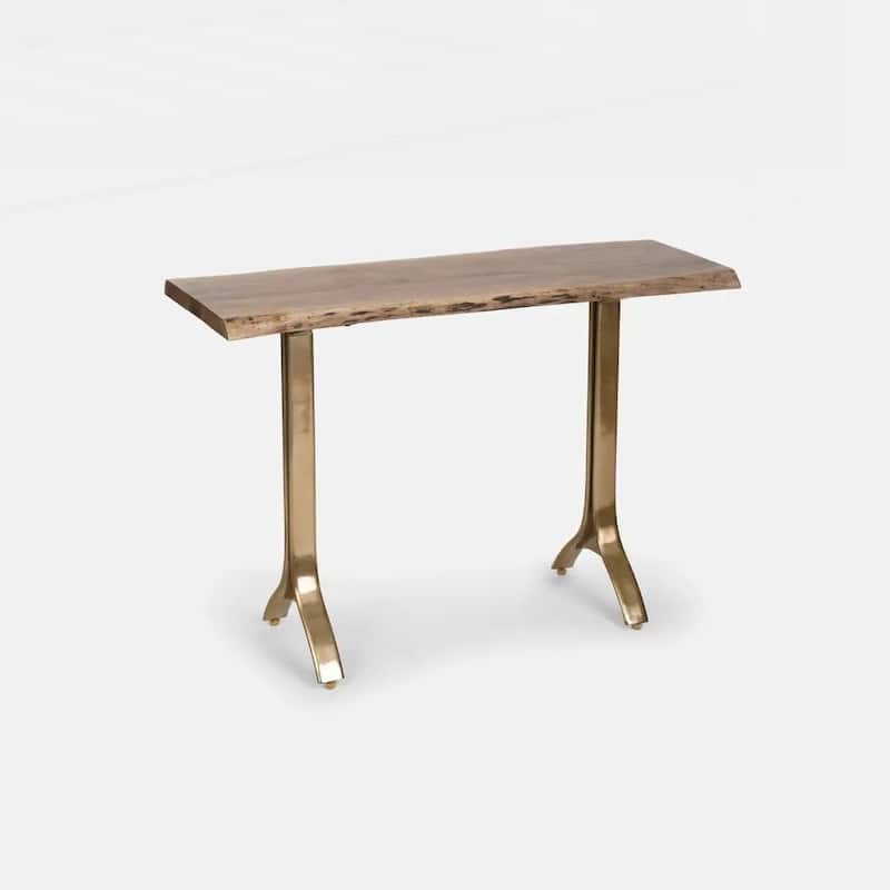 Solid Wood Console Table in Natural Finish