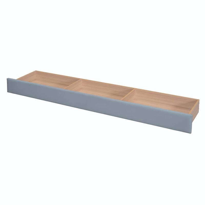 Twin XL Size Upholstered Platform Bed with Hydraulic Storage System