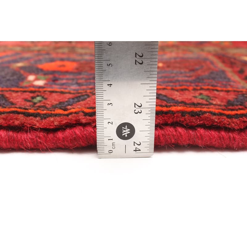 ECARPETGALLERY Hand-knotted Anadol Red Wool Rug - 4'2 x 7'1