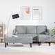 Option Light Grey Sofa Set