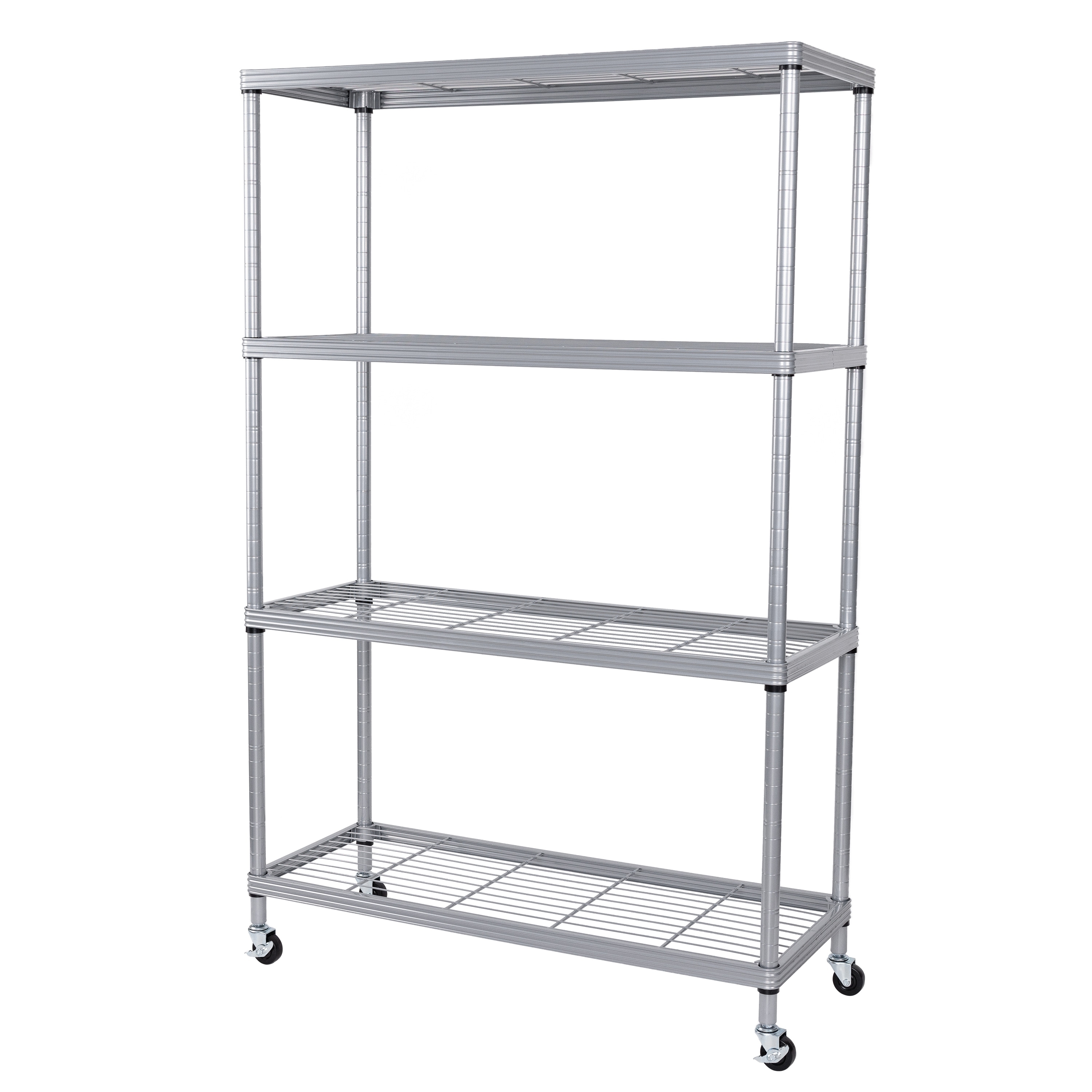 Shelving Inc. Black Wire Shelving with 3 Tier Shelves - 18 dx 48 wx 34  h, Weight Capacity 300lbs Per Shelf