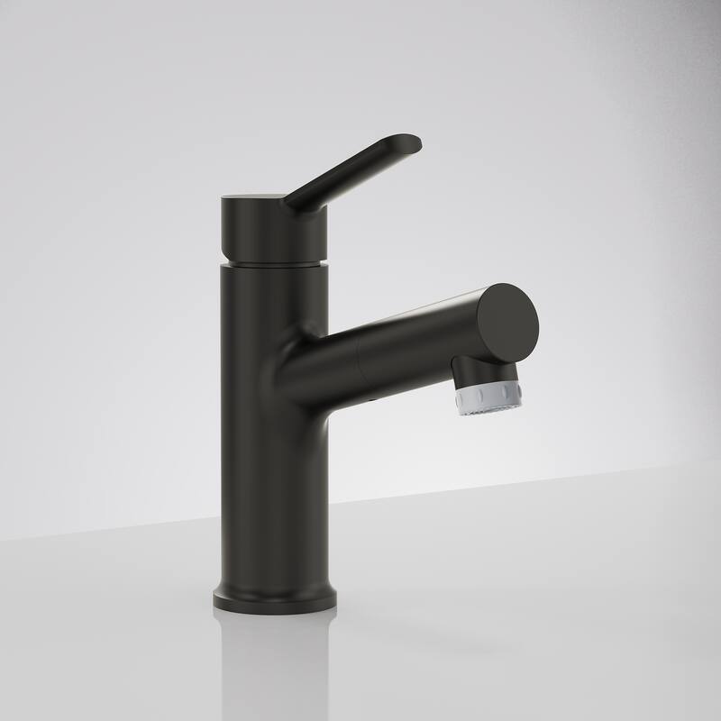 Single Handle Single Hole Bathroom Faucet with Pop‑Up Drain