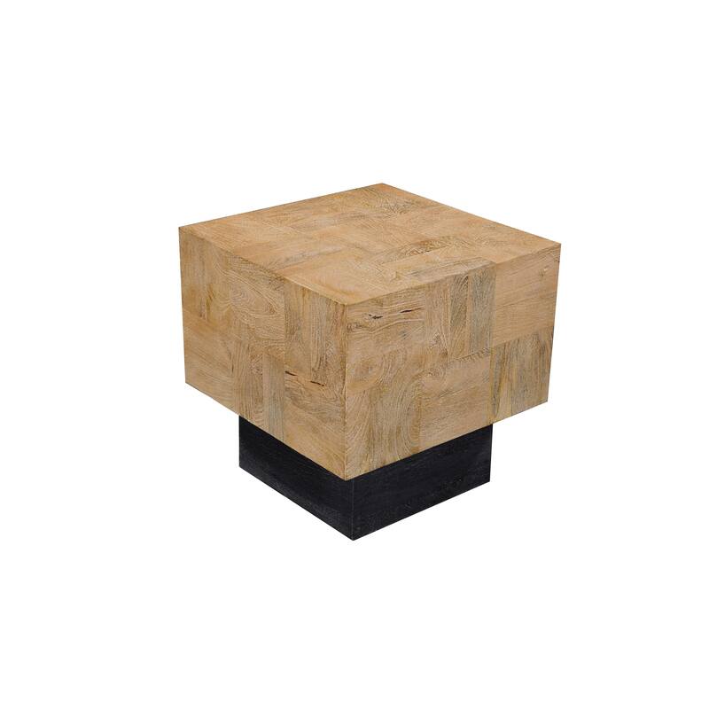 Caden 2-piece Solid Wood Living Room Table Set
