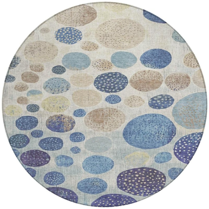 HomeRoots Geometric Transitional Rectangle Outdoor Rug