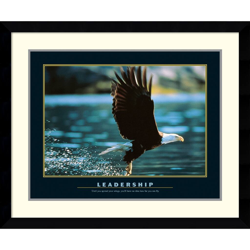 Framed Art Print 'Leadership' 37 x 31-inch