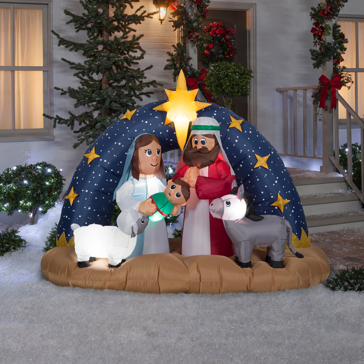 Inflatable nativity scene discount
