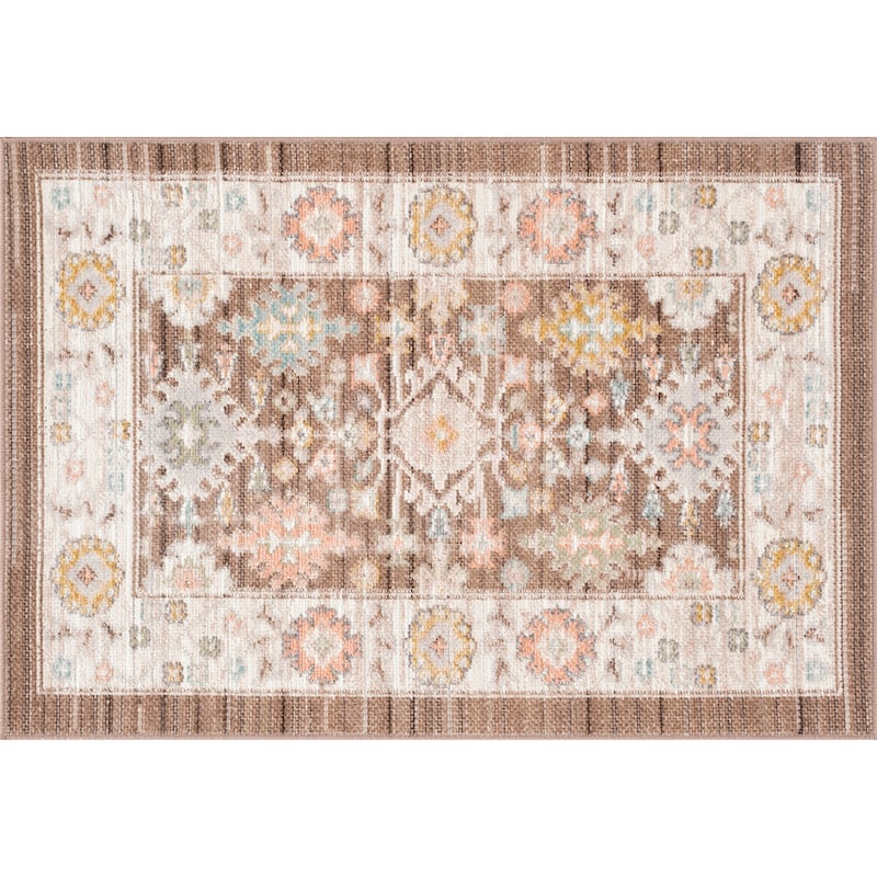 Crosswood Ellen Traditional Floral Indoor Polyester Area Rug