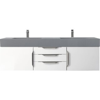 James Martin Vanities 389-V59D-A-DGG Mercer Island 60