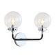 preview thumbnail 67 of 154, JONATHAN Y Bevin Contemporary Transitional Iron/Glass LED Vanity Light