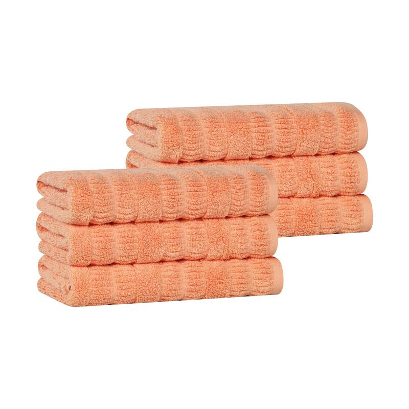 Superior Mika Smart Twist Viscose Cotton Blend Hand Towels, Set of 6