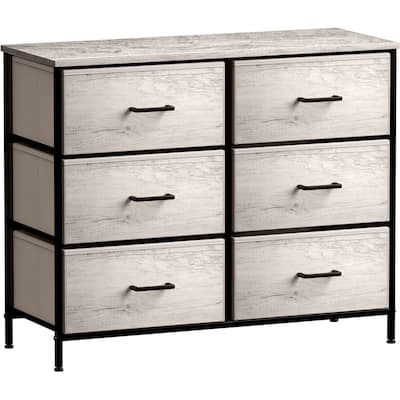 Dressers for Bedroom with 6 Drawers, Chest of Drawers for Bedroom