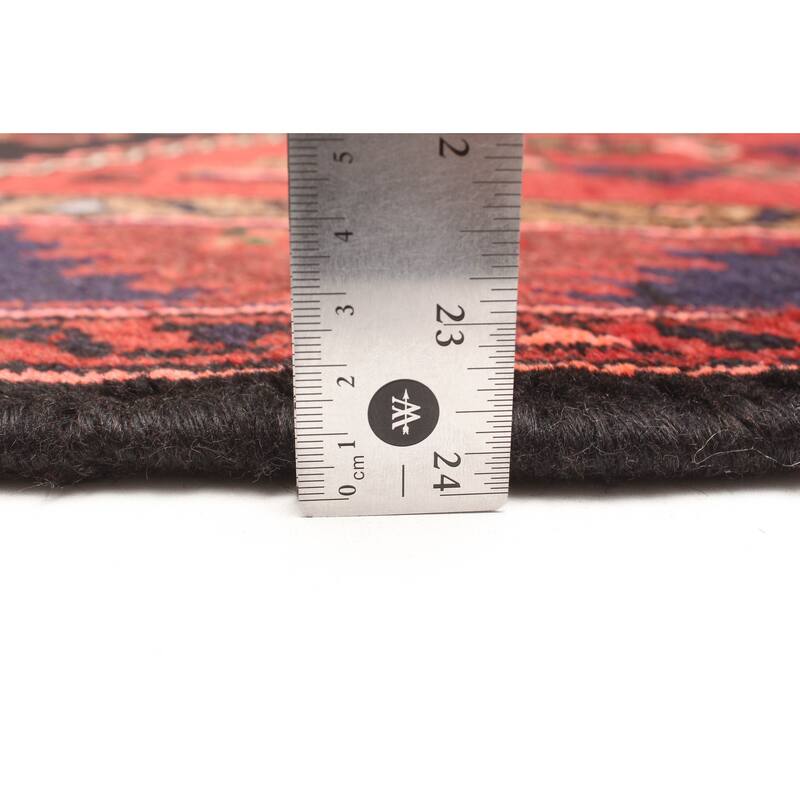 ECARPETGALLERY Hand-knotted Andelz Red Wool Rug - 4'2 x 6'11