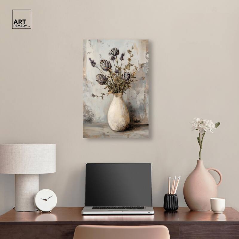Artichoke Glory Canvas by Art Remedy, Gallery Wrapped