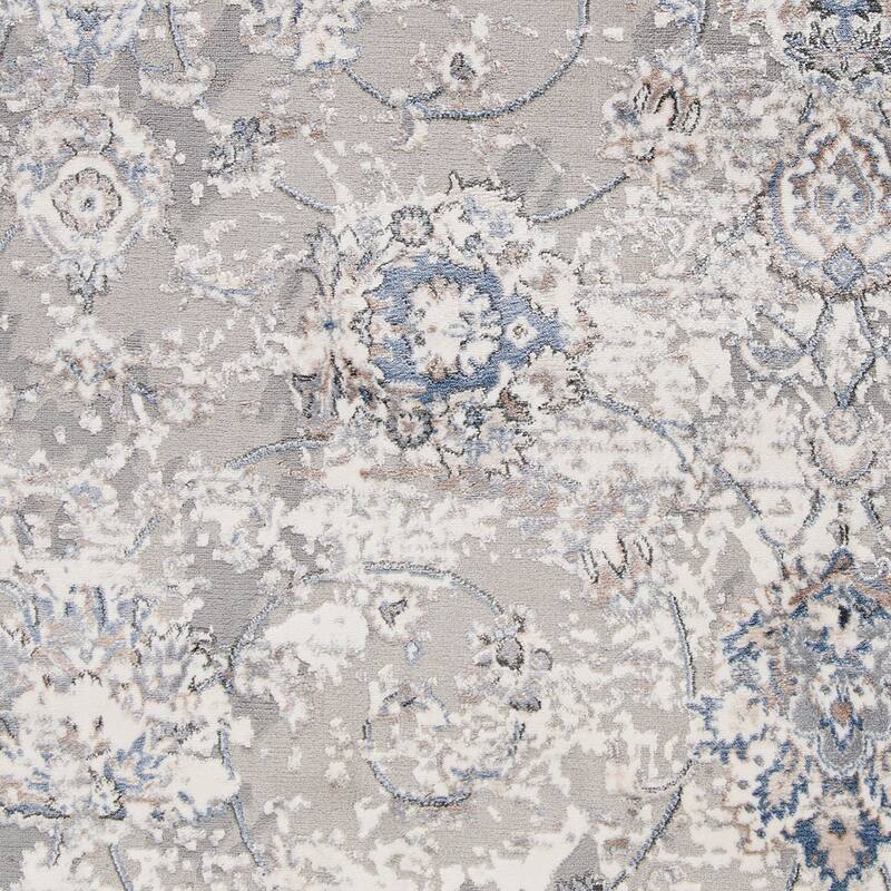 Brocco Giardino Gray/ Ivory Area Rug