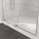 preview thumbnail 4 of 10, Eviva Orbit Sliding Frameless Shower Door with Tempered Glass