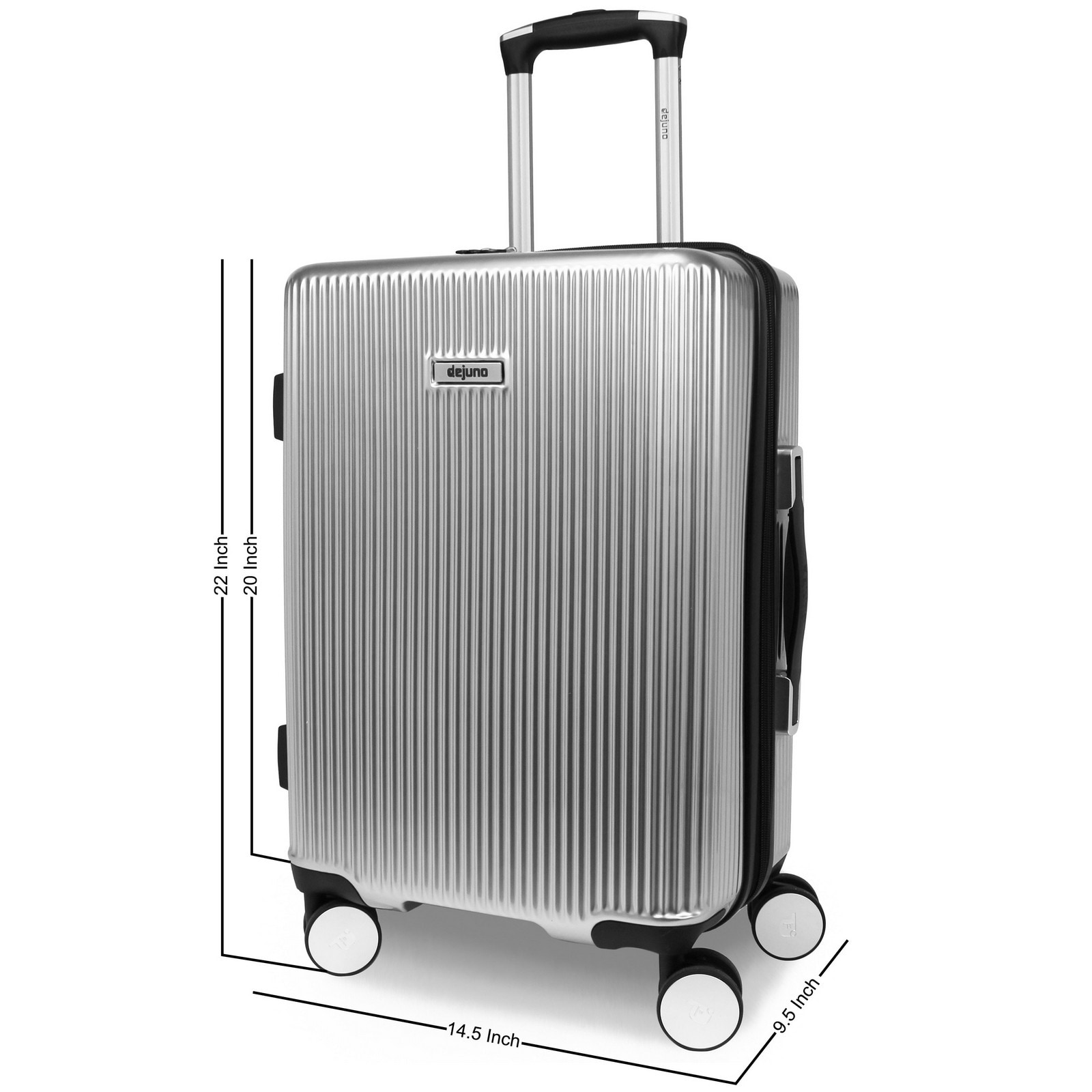 World Traveler Dejuno 20-Inch Carry-On Lightweight Spinner Luggage