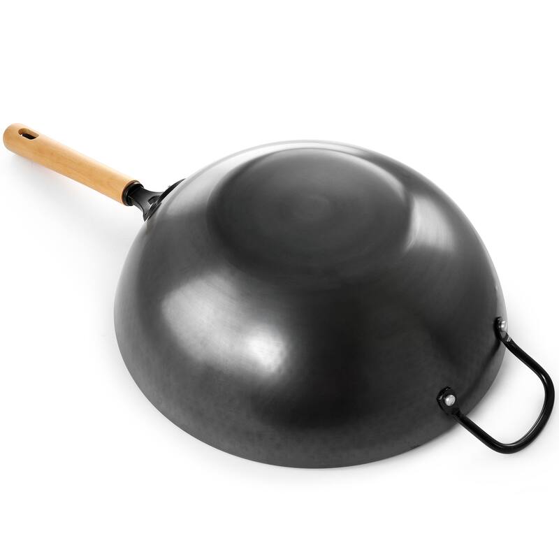 13.5 Inch Non-Stick Carbon Steel Wok
