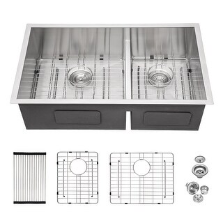 Undermount Double Bowl Kitchen Sink
