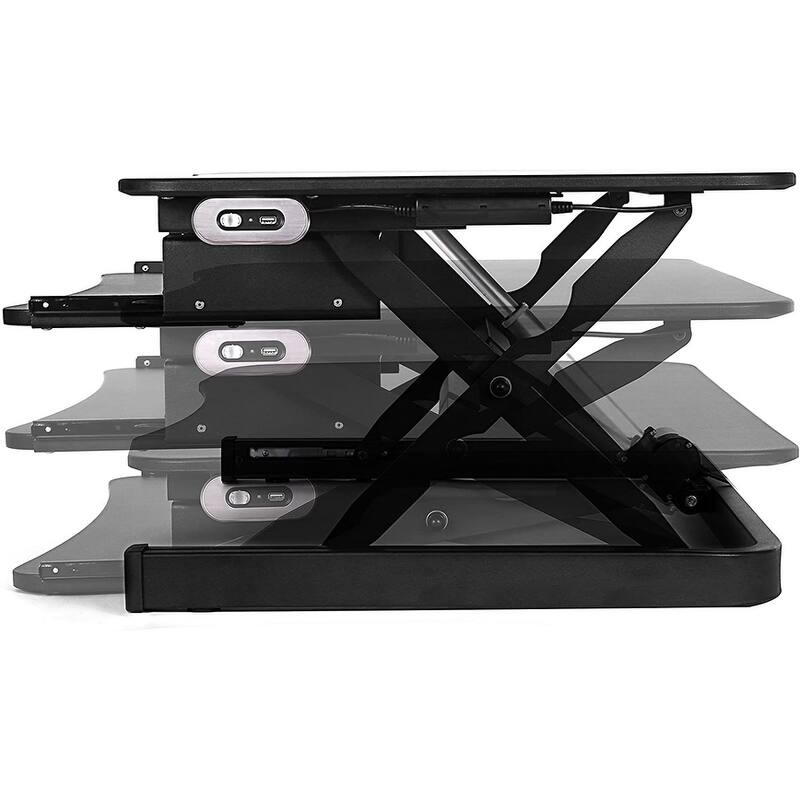 ApexDesk ZT Series Height Adjustable Sit to Stand Electric Desk Riser