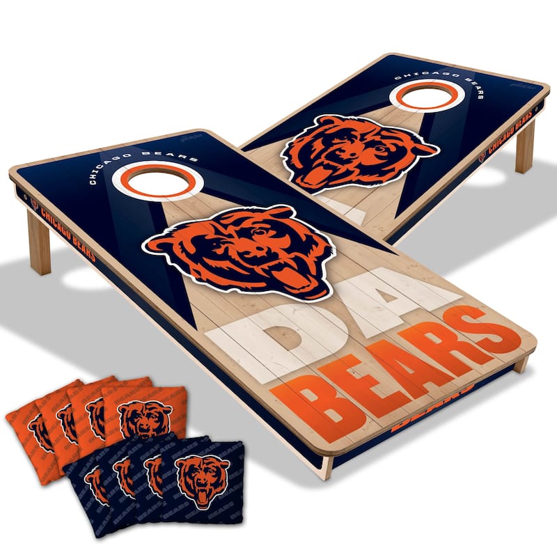 Chicago Bears NFL 2x4 Professional Cornhole Board Set - NO Accessories