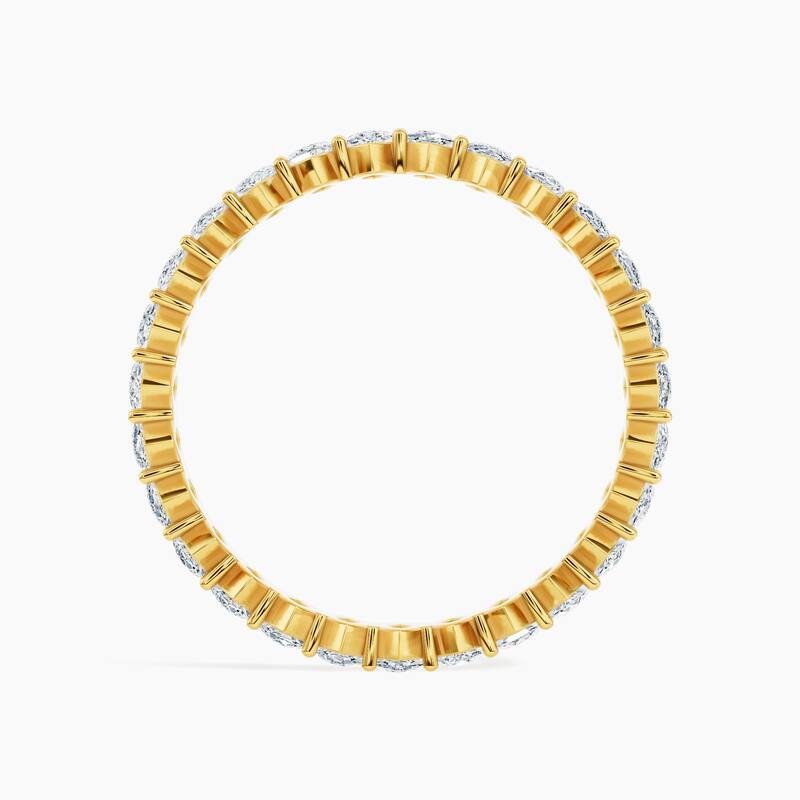 Auriya 14k Gold Marquise North-South Lab Grown Diamond Eternity Band 2.70 - 10.50 ct. tw. (F-G, VS)