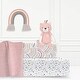 preview thumbnail 1 of 8, Lambs & Ivy 5-Piece Rainbow Nursery Baby Crib Bedding Set Bundle - Pink