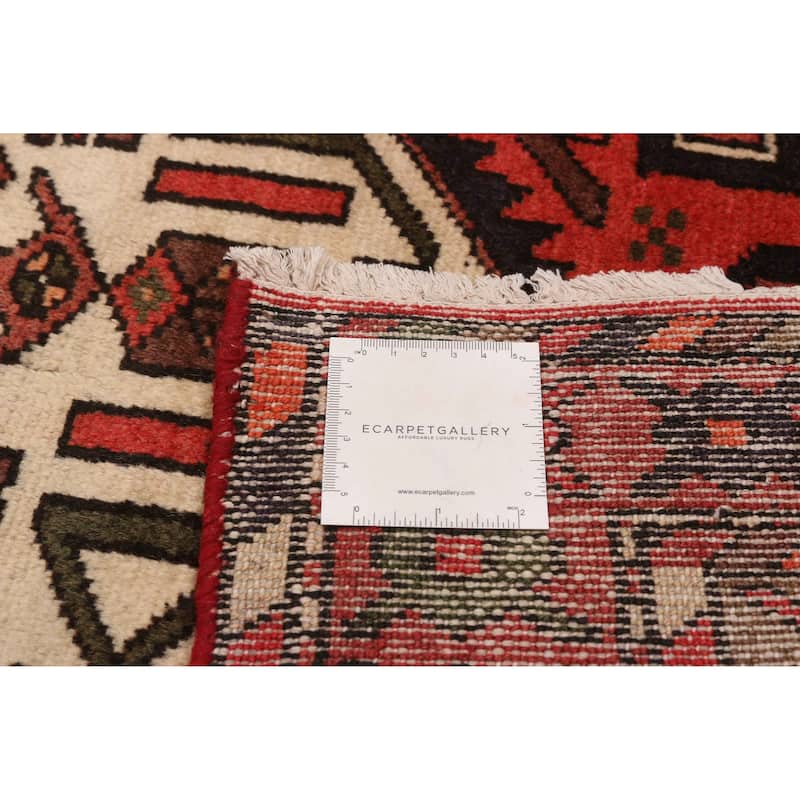 ECARPETGALLERY Hand-knotted Andelz Red Wool Rug - 3'5 x 5'7