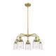 Option Brushed Brass / Clear Deco Swirl