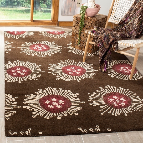 SAFAVIEH Handmade Soho Juline Dandelion N.Z. Wool Rug