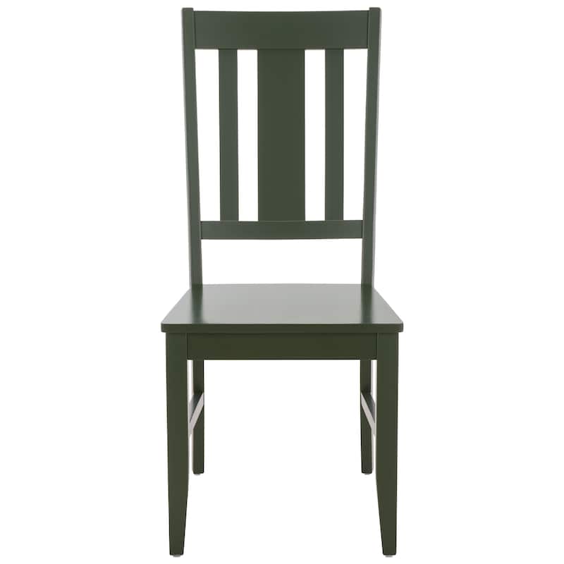 SAFAVIEH Home Roswitha Slat Back Side Chair - 18"W x 22"D x 39"H