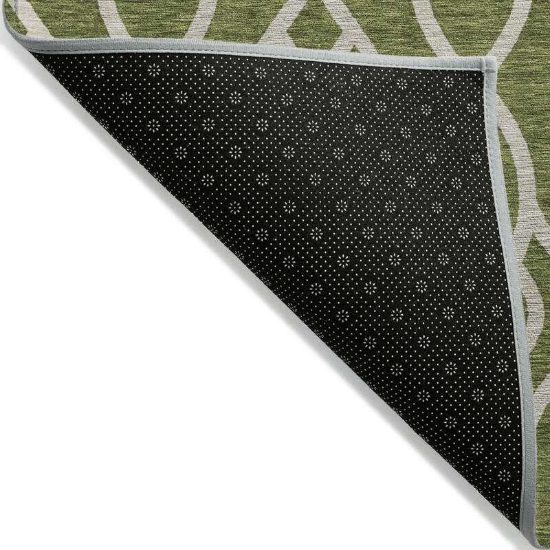 HomeRoots Trellis Transitional Rectangle Outdoor Rug