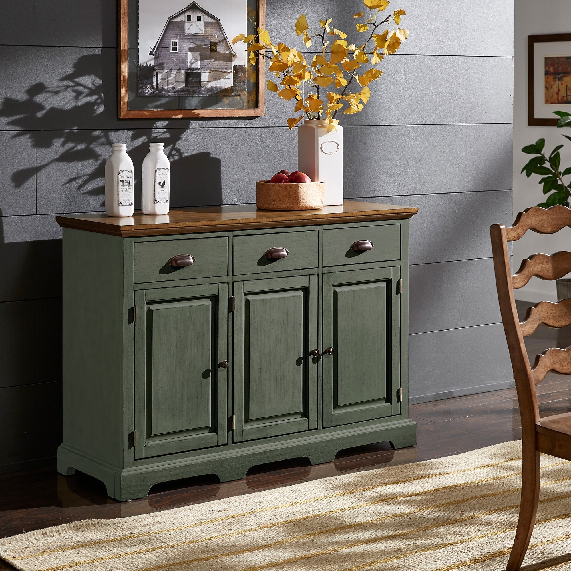 Eleanor Wood Cabinet Buffet Server by iNSPIRE Q Classic