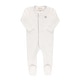 preview thumbnail 5 of 5, Ely's & Co. Velour Embroidered Bird & Butterfly Footie Collection Ivory - 1 Months