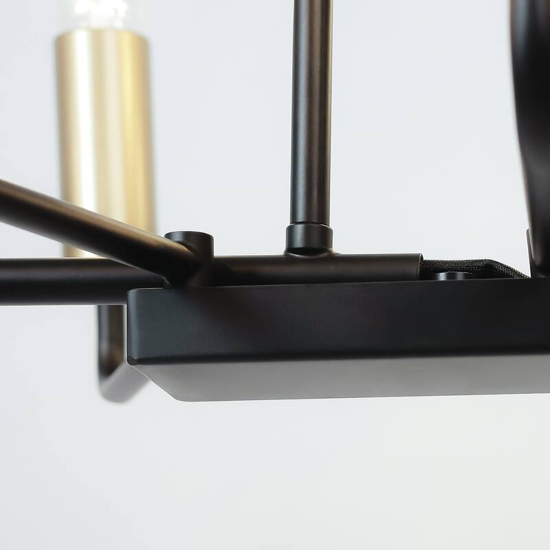 Modern Transitional 12-Light Wheel Chandelier Linear Kitchen Island Pendant Lights for Large Dining table