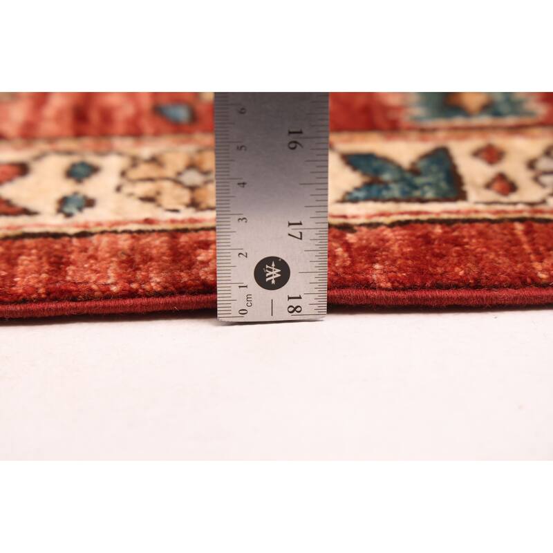 ECARPETGALLERY Hand-knotted Aryana Dark Copper Wool Rug - 7'10 x 9'10