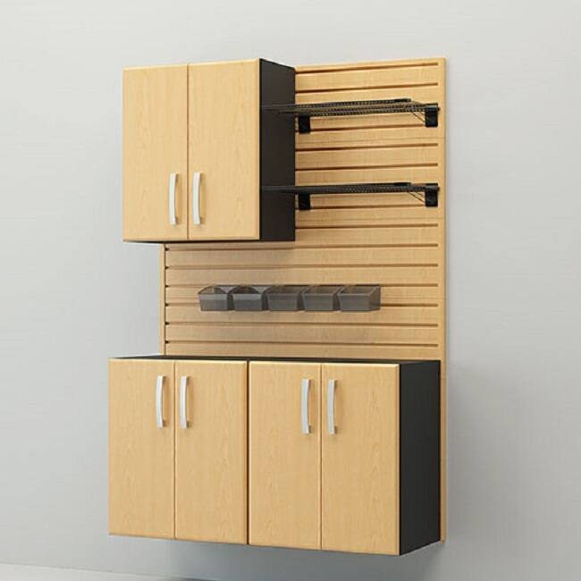 11 Piece Canibet, Shelf, Small Hard Bin Workstation Set