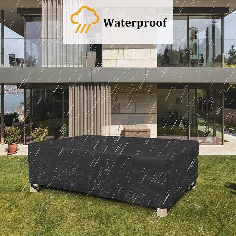 Patio Coffee Table Cover, Waterproof Outdoor Furniture Rectangular Small Table Covers