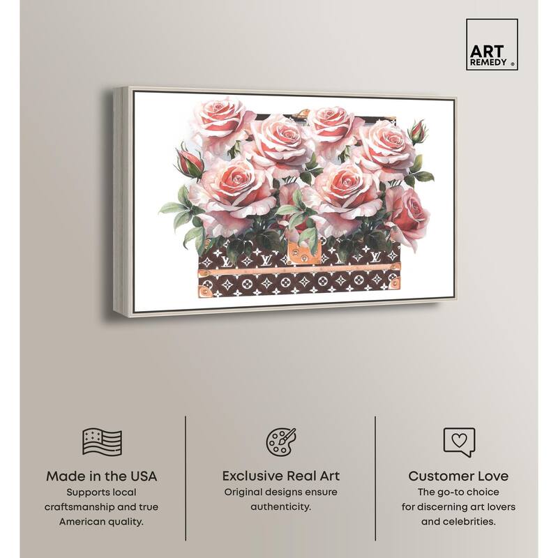 Doll Memories - Stylish Roses Canvas by Art Remedy