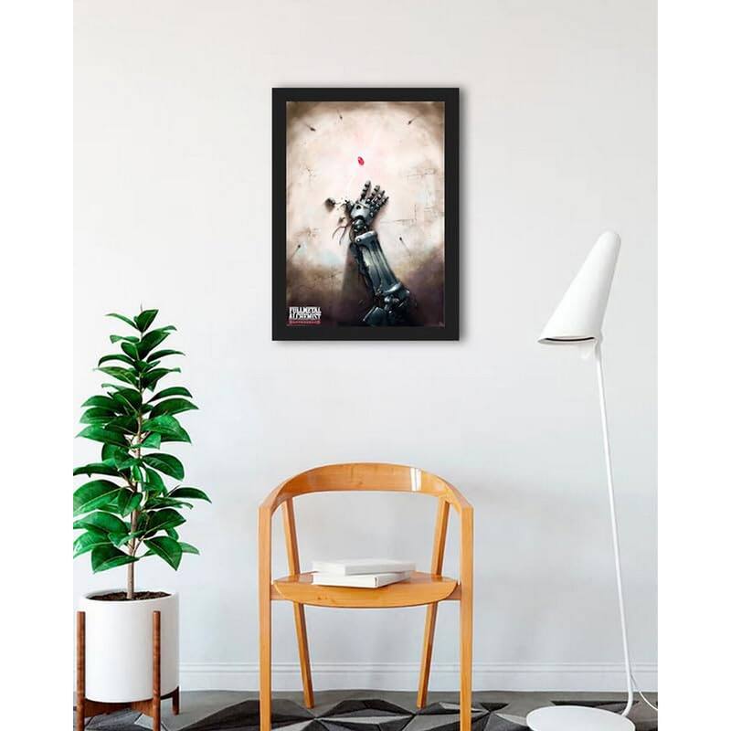 Fullmetal Alchemist Philosophers Stone Framed Poster - 24 x 36 Inch