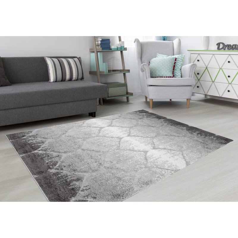 Noori Rug Monaco Theron High-low Trellis Area Rug