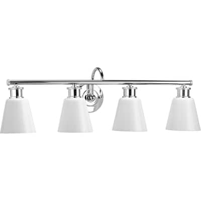 Progress Lighting Ashford 4 Light 34" Wide Bathroom Vanity Light