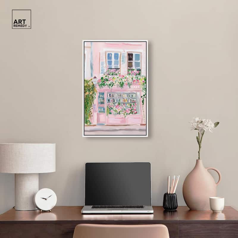 Little Magazine Store Canvas by Art Remedy