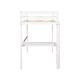 preview thumbnail 29 of 53, Loft Pine Wood Bed Frame with Safety Guardrail,Built-In Desk,Ladder,Twin Size