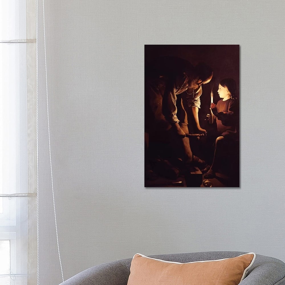 iCanvas "St. Joseph, the Carpenter, c.1640" by Georges De La Tour Canvas Print