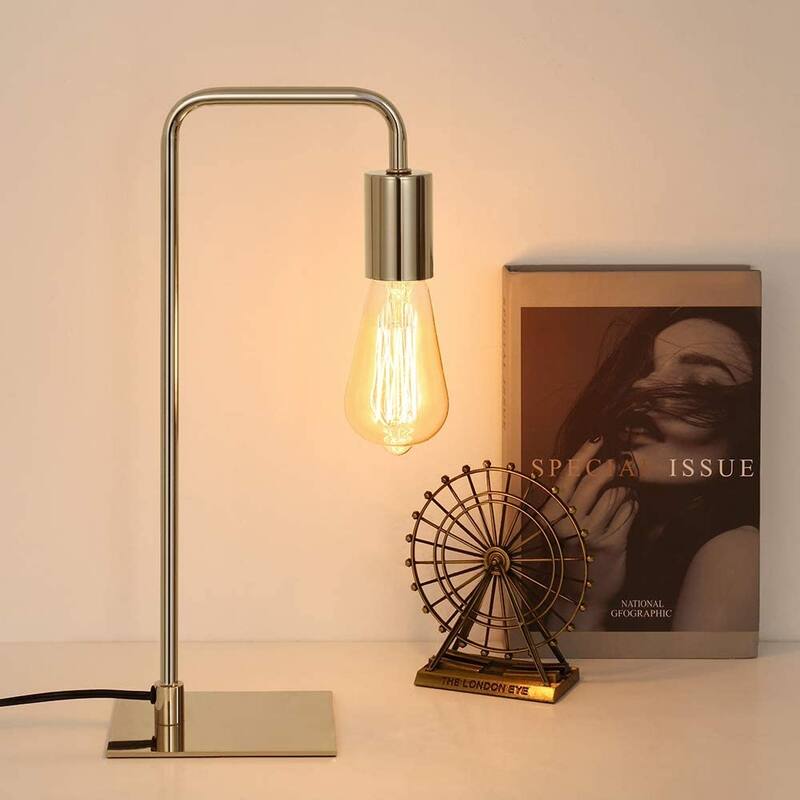 Industrial Desk Lamp for Bedroom, Office