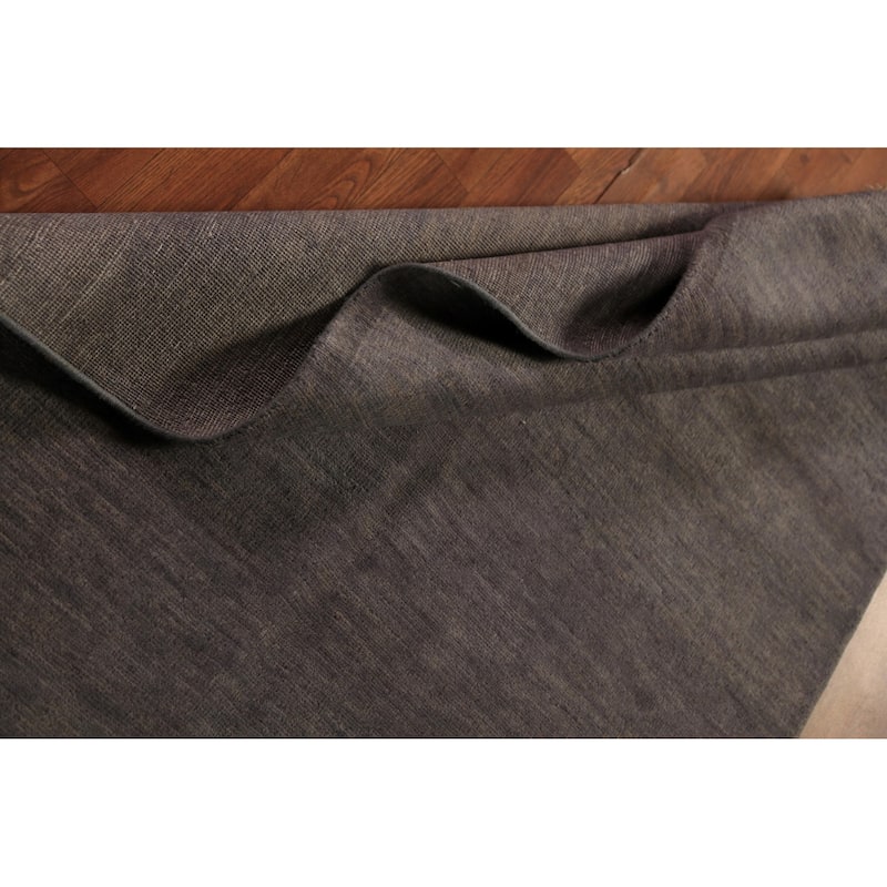 Gabbeh Modern Rug Hand-Knotted Wool Carpet - 3'10" x 5'10"