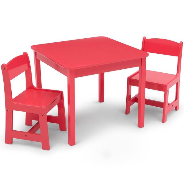 delta children mysize kids wood table and chair set overstock 32604851