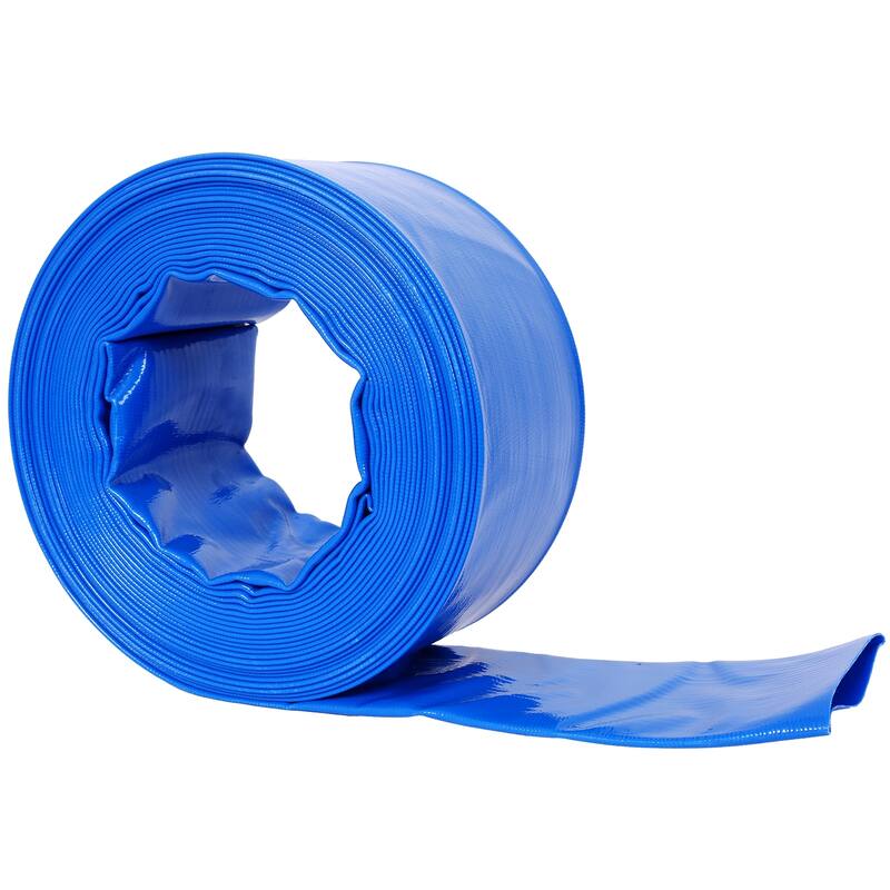 3" Heavy Duty Pool Backwash Hose, Reinforced PVC with 2 Clamps